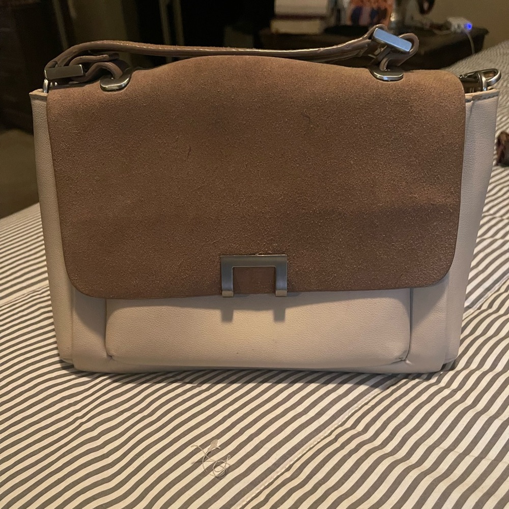 Zara Brown and Cream Crossbody